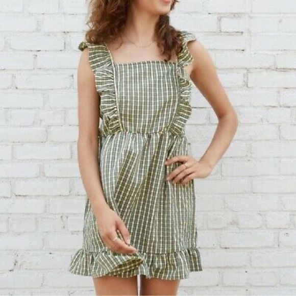 Wild Fable | Gingham Apron Dress - Picture 2 of 9